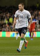 18 November 2014; Anthony Stokes, Republic of Ireland. International Friendly, Republic of Ireland v USA, Aviva Stadium, Lansdowne Road, Dublin. Picture credit: David Maher / SPORTSFILE