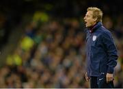 18 November 2014; USA head coach Jurgen Klinsmann. International Friendly, Republic of Ireland v USA, Aviva Stadium, Lansdowne Road, Dublin. Picture credit: Piaras Ó Mídheach / SPORTSFILE