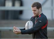 20 November 2014; Ulster's Darren Cave in action during the captain's run ahead of their Guinness PRO12, Round 8, game against Ospreys on Friday. Ulster Rugby Captain's Run, Kingspan Stadium, Ravenhill Park, Belfast, Co. Antrim. Picture credit: Oliver McVeigh / SPORTSFILE