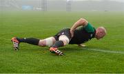 20 November 2014; Ireland's Paul O'Connell during squad training ahead of their side's Guinness Series match against Australia on Saturday. Ireland Rugby Squad Training, Carton House, Maynooth, Co. Kildare. Picture credit: Stephen McCarthy / SPORTSFILE