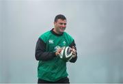 20 November 2014; Ireland's Robbie Henshaw during squad training ahead of their side's Guinness Series match against Australia on Saturday. Ireland Rugby Squad Training, Carton House, Maynooth, Co. Kildare. Picture credit: Stephen McCarthy / SPORTSFILE