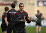 20 November 2014; Ulster's Ruan Pienaar, back from injury for the first time this year, during the captain's run ahead of their Guinness PRO12, Round 8, game against Ospreys on Friday. Ulster Rugby Captain's Run, Kingspan Stadium, Ravenhill Park, Belfast, Co. Antrim. Picture credit: Oliver McVeigh / SPORTSFILE