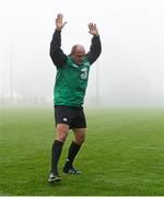 20 November 2014; Ireland's Rory Best ahead of their side's Guinness Series match against Australia on Saturday. Ireland Rugby Squad Training, Carton House, Maynooth, Co. Kildare. Picture credit: Stephen McCarthy / SPORTSFILE