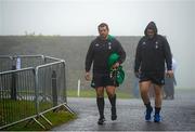 20 November 2014; Ireland's Mike Ross, left, and Jack McGrath during squad training ahead of their side's Guinness Series match against Australia on Saturday. Ireland Rugby Squad Training, Carton House, Maynooth, Co. Kildare. Picture credit: Stephen McCarthy / SPORTSFILE