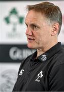 20 November 2014; Ireland head coach Joe Schmidt during a press conference ahead of their side's Guinness Series match against Australia on Saturday. Ireland Rugby Press Conference, Carton House, Maynooth, Co. Kildare. Picture credit: Stephen McCarthy / SPORTSFILE