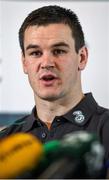 20 November 2014; Ireland's Jonathan Sexton during a press conference ahead of their side's Guinness Series match against Australia on Saturday. Ireland Rugby Press Conference, Carton House, Maynooth, Co. Kildare. Picture credit: Stephen McCarthy / SPORTSFILE