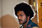 20 November 2014; Australia's Henry Speight during a press conference ahead of their side's Guinness Series match against Ireland on Saturday. Australia Rugby Press Conference, Fitzpatricks Castle Hotel, Killiney, Co. Dublin. Picture credit: Matt Browne / SPORTSFILE