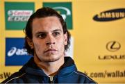 20 November 2014; Australia's Matt Toomua during a press conference ahead of their side's Guinness Series match against Ireland on Saturday. Australia Rugby Press Conference, Fitzpatricks Castle Hotel, Killiney, Co. Dublin. Picture credit: Matt Browne / SPORTSFILE