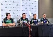 21 November 2014; Ireland captain Michael Murphy and manager Paul Earley during a press conference ahead of their International Rules Series game against Australia on Saturday. Ireland International Rules Squad Training, Paterson's Stadium, Perth, Australia. Picture credit: Ray McManus / SPORTSFILE