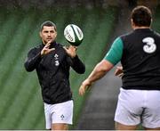 21 November 2014; Ireland's Rob Kearney and Mike Ross in action during squad training ahead of their side's Guinness Series match against Australia on Saturday. Ireland Rugby Squad Training, Aviva Stadium, Lansdowne Road, Dublin. Picture credit: Matt Browne / SPORTSFILE