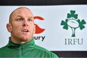 21 November 2014; Ireland captain Paul O'Connell during a press conference ahead of their side's Guinness Series match against Australia on Saturday. Ireland Rugby Press Conference, Aviva Stadium, Lansdowne Road, Dublin. Picture credit: Matt Browne / SPORTSFILE