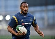 21 November 2014; Australia's Tevita Kuridriani during squad training ahead of their side's Guinness Series match against Ireland on Saturday. Australia Rugby Squad Training, Aviva Stadium, Lansdowne Road, Dublin. Picture credit: Matt Browne / SPORTSFILE