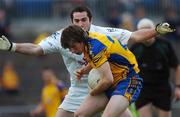 7 July 2007; David Keenan, Roscommon, in action against Kevin O'Neill, Kildare. Bank of Ireland All-Ireland Senior Football Championship Qualifier, Round 1, Roscommon v Kildare, Dr. Hyde Park, Roscommon. Picture credit: Ray McManus / SPORTSFILE