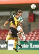 7 July 2007; Billy Woods, Cork City, in action against Sebastian Castro-Tello, Hammarby. UEFA Intertoto Cup, 1st round, 2nd leg, Cork City v Hammarby, Turners Cross, Cork. Photo by Sportsfile