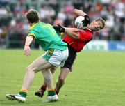 7 July 2007; Ronan Sexton, Down, in action against Caoimhin King, Meath. Bank of Ireland All-Ireland Senior Football Championship Qualifier, Round 1, Down v Meath, Pairc Esler, Newry, Co. Down. Picture credit: Oliver McVeigh / SPORTSFILE