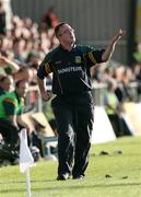 7 July 2007; Meath manager, Colm Coyle, issues instructions from the sideline. Bank of Ireland All-Ireland Senior Football Championship Qualifier, Round 1, Down v Meath, Pairc Esler, Newry, Co. Down. Picture credit: Oliver McVeigh / SPORTSFILE