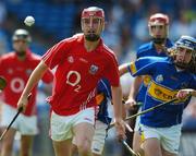 8 July 2007; Aylwin Kearney, Cork, in action against Patrick Maher, Tipperary. ESB Munster Minor Hurling Championship Final, Cork v Tipperary, Semple Stadium, Thurles, Co. Tipperary. Picture credit: David Maher / SPORTSFILE