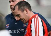 8 July 2007; Armagh manager, Joe Kernan, with Martin O'Rourke at the end of the game. Bank of Ireland All-Ireland Senior Football Championship Qualifier, Round 1, Armagh v Derry, St Tighearnach's Park, Clones, Co. Monaghan. Picture credit: Oliver McVeigh / SPORTSFILE