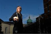 22 November 2014; Republic of Ireland Women’s National Team striker and 2014 FIFA Puskás Award nominee, Stephanie Roche, pictured, was in Dublin City Centre today to challenge members of the public to a penalty shoot-out competition in association with Continental Tyres, proud supporters of women’s football in Ireland. Stephanie’s goal is one of ten shortlisted for the 2014 FIFA Goal of the year. Stephanie is the only female player on the short list which includes goals from well know football stars, Diego Costa, Zlatan Ibrahimovic and Robin van Persie among others. First round voting for the FIFA Puskás Award continues until December 1 and further details are available at www.fifa.com/puskas. Picture credit: Ramsey Cardy / SPORTSFILE