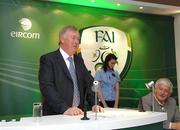 7 July 2007; Ceann Comhairle John O'Donoghue, T.D., speaking at the Football Association of Ireland Annual General Meeting. The Malton Hotel, Killarney, Co. Kerry. Picture credit: Domnick Walsh / SPORTSFILE