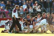 7 July 2007; Galway manager Ger Loughnane with his players before the game. Guinness All-Ireland Senior Hurling Championship Qualifier, Group 1A, Round 2, Clare v Galway, Cusack Park, Ennis, Co. Clare. Picture credit: Brendan Moran / SPORTSFILE