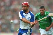 8 July 2007; Seamus Prendergast, Waterford, in action against Brian Geary, Limerick. Guinness Munster Senior Hurling Championship Final, Waterford v Limerick, Semple Stadium, Thurles, Co. Tipperary. Picture credit: Brendan Moran / SPORTSFILE