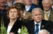 8 July 2007; President Mary McAleese in the company of Chairman of the Munster Council Jimmy O'Gorman. Guinness Munster Senior Hurling Championship Final, Waterford v Limerick, Semple Stadium, Thurles, Co. Tipperary. Picture credit: Brendan Moran / SPORTSFILE