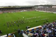 8 July 2007; The Waterford and Limerick teams march behind the Artane Band before the game. Guinness Munster Senior Hurling Championship Final, Waterford v Limerick, Semple Stadium, Thurles, Co. Tipperary. Picture credit: Brendan Moran / SPORTSFILE