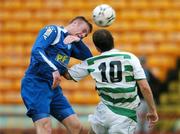 10 July 2007; Kenneth Browne, Waterford United, in action against Andy Myler, Shamrock Rovers. eircom League of Ireland Premier Division, Shamrock Rovers v Waterford United, Tolka Park, Dublin. Picture credit: David Maher / SPORTSFILE