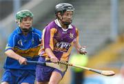 14 July 2007; Claire O'Connor, Wexford, in action against Eimear McDonnell, Tipperary. Gala All-Ireland Camogie O'Duffy Cup, Senior A Championship, Tipperary v Wexford, Semple Stadium, Thurles, Co. Tipperary. Picture credit: Brendan Moran / SPORTSFILE