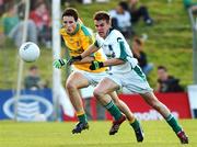 14 July 2007; Eamon Maguire, Fermanagh, in action against Eoin Harrington, Meath. Bank of Ireland All-Ireland Football Championship Qualifier, Round 2, Meath v Fermanagh, Pairc Tailteann, Navan. Photo by Sportsfile