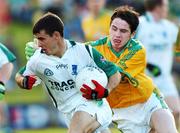14 July 2007; Mark Little, Fermanagh, in action against Peadar Byrne, Meath. Bank of Ireland All-Ireland Football Championship Qualifier, Round 2, Meath v Fermanagh, Pairc Tailteann, Navan. Photo by Sportsfile