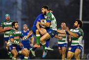 23 November 2014; Jayden Heyward, Benetton Treviso, is tackled by Dave Kearney, Leinster. Guinness PRO12, Round 8, Benetton Treviso v Leinster. Stadio Comunale Di Monigo, Treviso, Italy. Picture credit: Pat Murphy / SPORTSFILE
