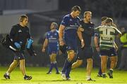 23 November 2014; Leinster's Kevin McLaughlin leaves the field after an injury. Guinness PRO12, Round 8, Benetton Treviso v Leinster. Stadio Comunale Di Monigo, Treviso, Italy. Picture credit: Pat Murphy / SPORTSFILE