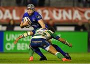 23 November 2014; Isaac Boss, Leinster, is tackled by Alberto Lucchese, Benetton Treviso. Guinness PRO12, Round 8, Benetton Treviso v Leinster. Stadio Comunale Di Monigo, Treviso, Italy. Picture credit: Pat Murphy / SPORTSFILE