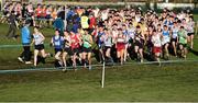 23 November 2014; A general view during the Under 18 Boys race during the GloHealth Inter County & Juvenile Even Age Cross Country Championships. Dundalk Institute of Technology, Dundalk, Co. Louth. Picture credit: Ramsey Cardy / SPORTSFILE