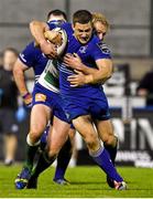 23 November 2014; Jimmy Gopperth, Leinster, is tackled by Joe Carlisle, Benetton Treviso. Guinness PRO12, Round 8, Benetton Treviso v Leinster. Stadio Comunale Di Monigo, Treviso, Italy. Picture credit: Pat Murphy / SPORTSFILE