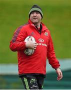 24 November 2014; Munster head coach Anthony Foley during squad training ahead of Friday's Guinness PRO12, Round 9, match against Ulster. Munster Rugby Squad Training, University of Limerick, Limerick. Picture credit: Diarmuid Greene / SPORTSFILE