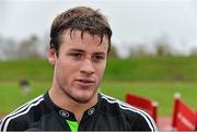 24 November 2014; Munster's Pat Howard during a press conference ahead of Friday's Guinness PRO12, Round 9, match against Ulster. Munster Rugby Press Conference, University of Limerick, Limerick. Picture credit: Diarmuid Greene / SPORTSFILE