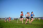 23 November 2014; A general view during the Under 16 Girls race at the GloHealth Inter County & Juvenile Even Age Cross Country Championships. Dundalk Institute of Technology, Dundalk, Co. Louth. Picture credit: Ramsey Cardy / SPORTSFILE
