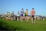 23 November 2014; A general view during the Under 16 Boys race at the GloHealth Inter County & Juvenile Even Age Cross Country Championships. Dundalk Institute of Technology, Dundalk, Co. Louth. Picture credit: Ramsey Cardy / SPORTSFILE