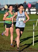 23 November 2014; Sarah Mulligan, Dundrum South Dublin A.C., in action during the GloHealth Inter County & Juvenile Even Age Cross Country Championships. Dundalk Institute of Technology, Dundalk, Co. Louth. Picture credit: Ramsey Cardy / SPORTSFILE