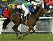 21 March 2004; Russian Blue, with Jamie Spencer up, on his way to winning the Tally Ho Stud European Breeders Fund of €20,000 at the The Curragh Racecourse in Kildare. Photo by Sportsfile
