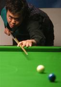 22 March 2004; Marco Fu in action against John Higgins during Day Two of the Citywest Irish Masters at the Citywest Hotel in Saggart, Dublin. Photo by Damien Eagers/Sportsfile