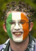 27 March 2004; Ireland supporter James Allen ahead of the RBS Six Nations Rugby Championship match between Ireland and Scotland at Lansdowne Road in Dublin. Photo by Damien Eagers/Sportsfile