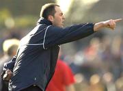 28 March 2004; Clare manager Anthony Daly during the Allianz Hurling League match between Clare and Waterford at Cusack Park in Ennis, Clare. Photo by Damien Eagers/Sportsfile