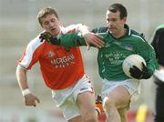 4 April 2004; Johnny Murphy of Limerick in action against Tony McEntee of Armagh during the Allianz Football League Division 1B Round 7 match between Limerick and Armagh at the Gaelic Grounds in Limerick. Photo by David Maher/Sportsfile