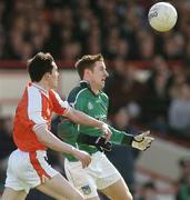 4 April 2004; Andy Mallon of Armagh in action against Eoin Keating of Limerick during the Allianz Football League Division 1B Round 7 match between Limerick and Armagh at the Gaelic Grounds in Limerick. Photo by David Maher/Sportsfile