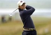 10 April 2004; Rikard Karlberg, from Sweden, watches his tee shot from the second tee box during the West of Ireland Amateur Open Championship at The County Sligo Golf Club in Rosses Point, Sligo. Photo by Matt Browne/Sportsfile