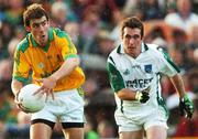 14 July 2007; Brian Farrell, Meath, in action against Niall Bogue, Fermanagh. Bank of Ireland All-Ireland Football Championship Qualifier, Round 2, Meath v Fermanagh, Pairc Tailteann, Navan. Picture credit: Paul Mohan / SPORTSFILE